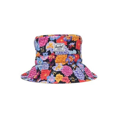 Little Kid's Floral-Print Beach Bucket Hat