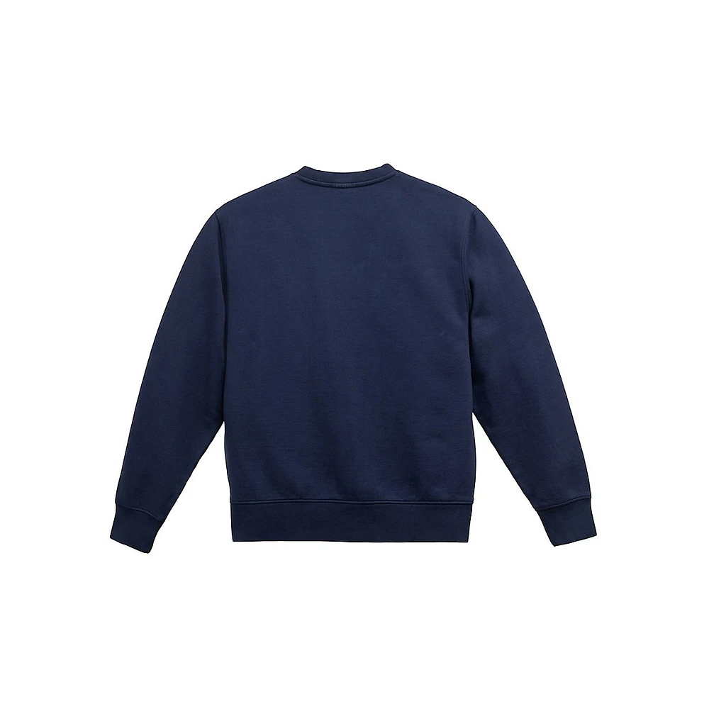 Chain-Stitch Logo Heavyweight Sweatshirt