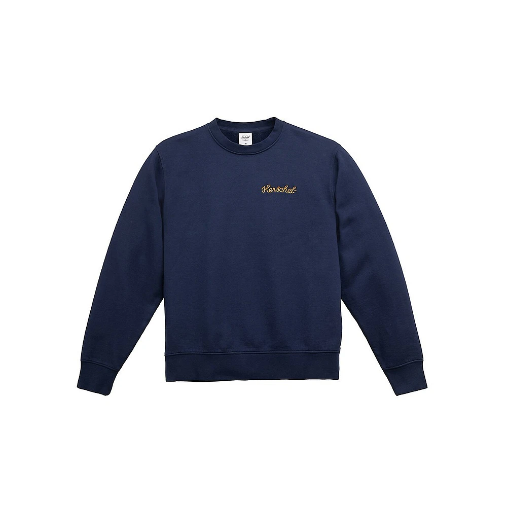 Chain-Stitch Logo Heavyweight Sweatshirt