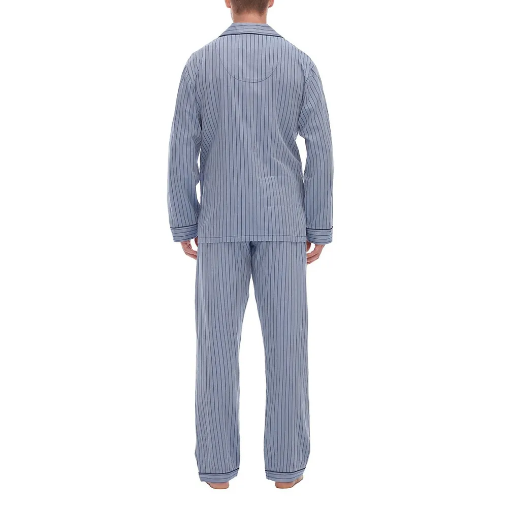 Blue Lines Woven L/s Pajama