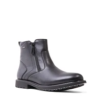 Men's Classic Waterproof Double-Zip Ankle Boots