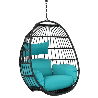 Dalia Hanging Egg Chair With Seat Cushions - 45-inch