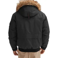 Max Faux Fur-Trim Bomber Jacket