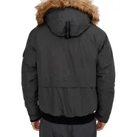 Max Faux Fur-Trim Bomber Jacket