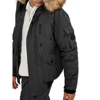 Max Faux Fur-Trim Bomber Jacket