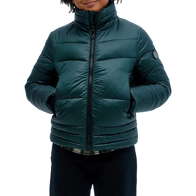 Boy's Kobe-B Cropped Quilted Puffer Jacket