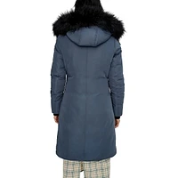 Faux Fur-Lined Snow Parka