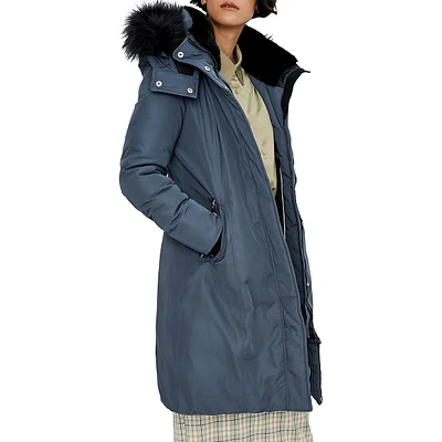 Faux Fur-Lined Snow Parka