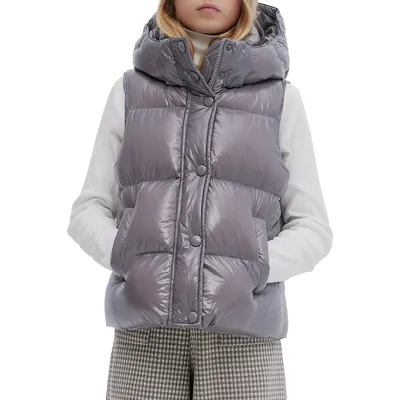 Girl's Martyna-G Cropped Puffer Vest