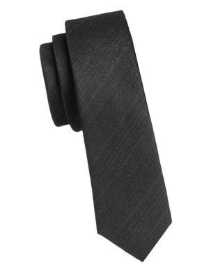 Slim Textured Two-Tone Tie