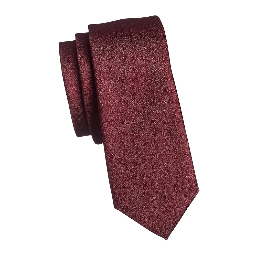Textured Slim Tie