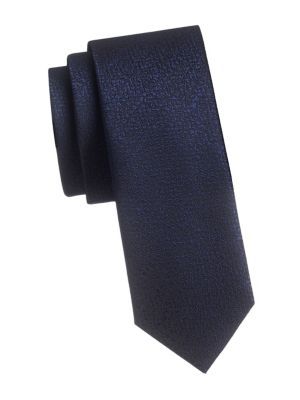 Textured Solid Slim Tie