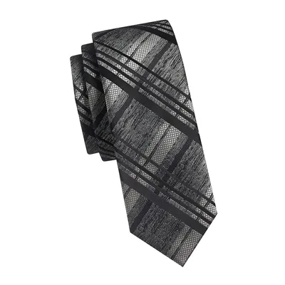 Plaid Slim Tie
