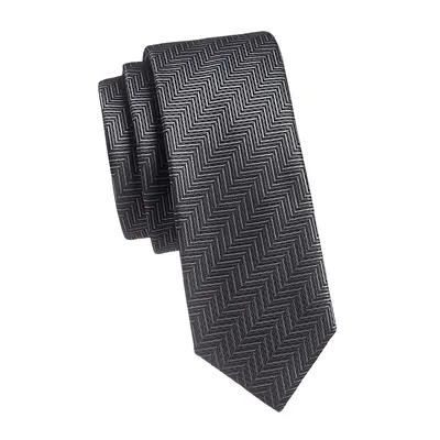 Tonal Herringbone Slim Tie