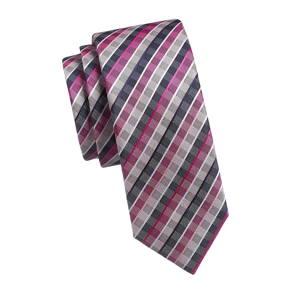 Bright Mini Check Slim Tie