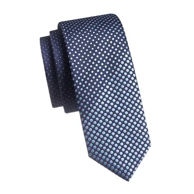 Modern Floral-Print Slim Tie