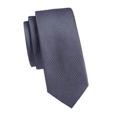 Slim Textured Solid Tie