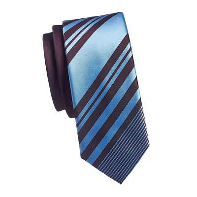 Slim Modern Stripe Tie
