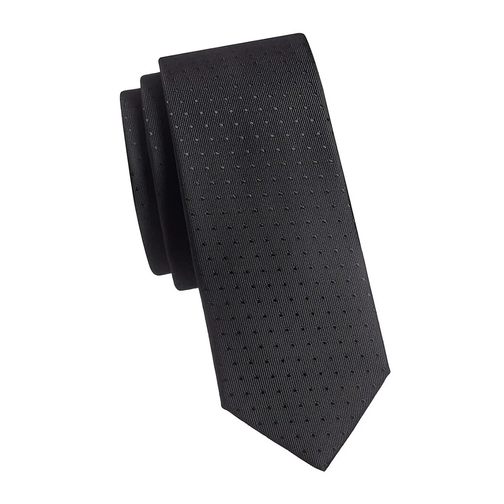 Slim Tonal Dot Tie