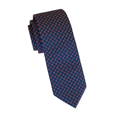 Micro Paisley Slim Tie