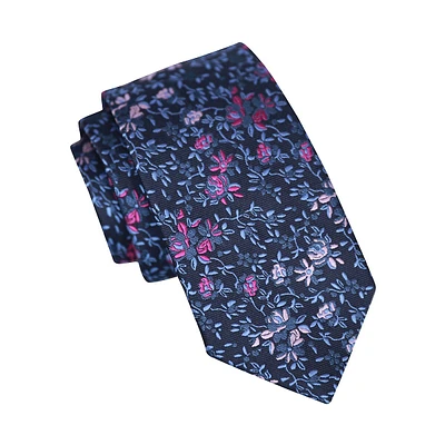 Slim Floral Tie