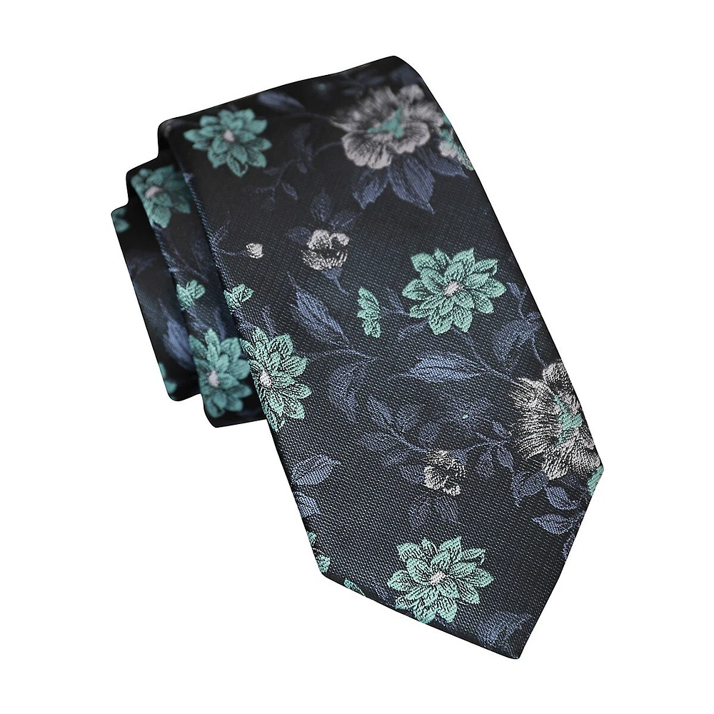 Floral Slim Tie