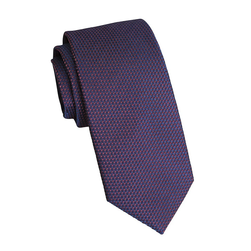 Textured Slim Tie