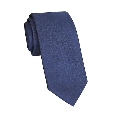 Solid-Tone Slim Tie
