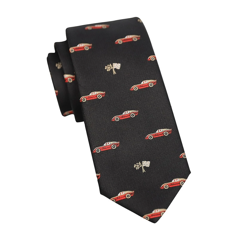 Racing Car Slim Tie