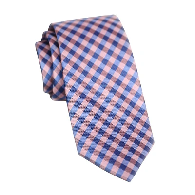 Mini Check Slim Tie