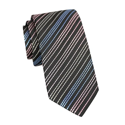 Multicolour Mini Stripe Slim Tie