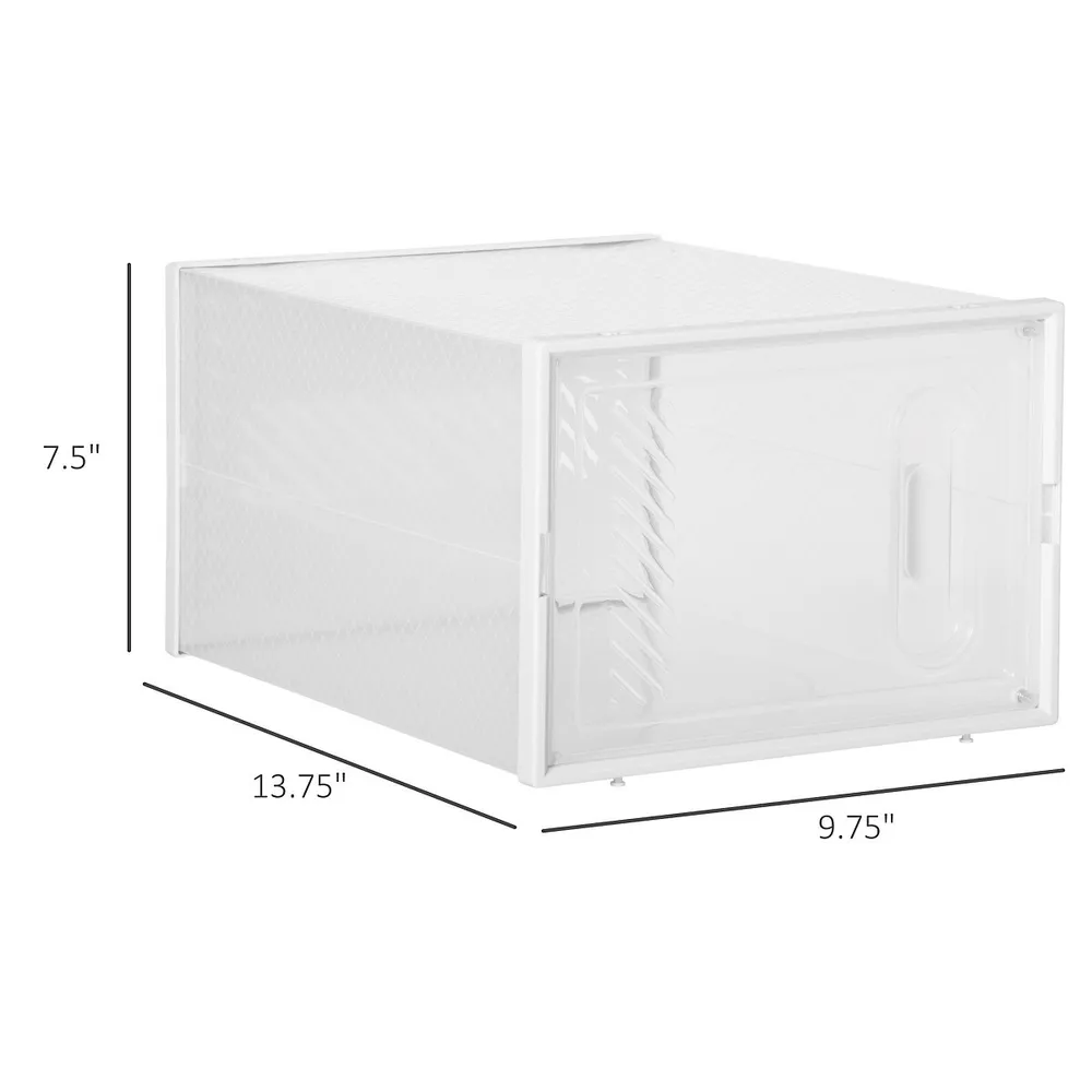 18-cube Stackable Shoe Storage Organizer