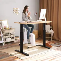 Costway Electric Stand Up Desk Frame Dual Motor Height Adjustable Sit Stand W/controller