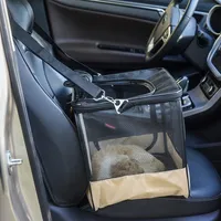 Folding Pet Car Seat Dog Cat Carrier
