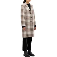 Tartan Wool Overcoat