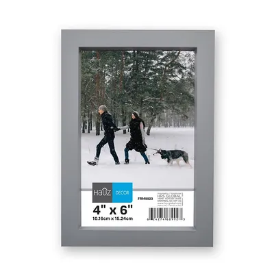 4x6 Picture Frame Grey
