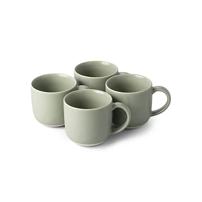 4-Piece Ceramic Mugs Set