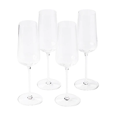 The Flute Glasses 4-Piece Set