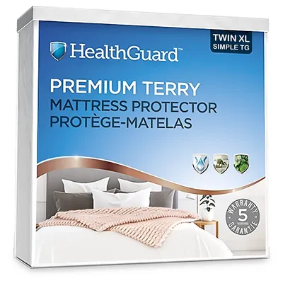 Premium Terry Waterproof Mattress Protector Twin Extra Long