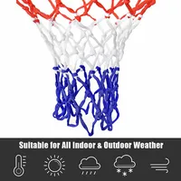18'' Basketball Ring Hoop Net Outdoor Hanging Basket