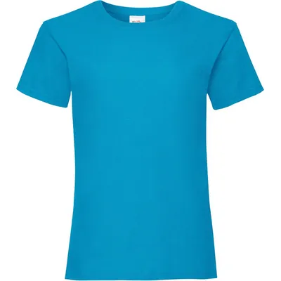 Girls Childrens Valueweight Short Sleeve T-shirt