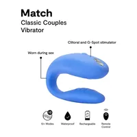 Vibromasseur pour couples Match