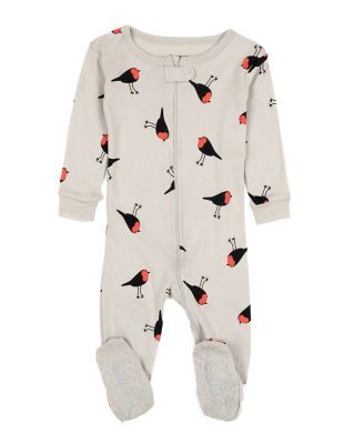 Kids Footed Cotton Pajama Birds