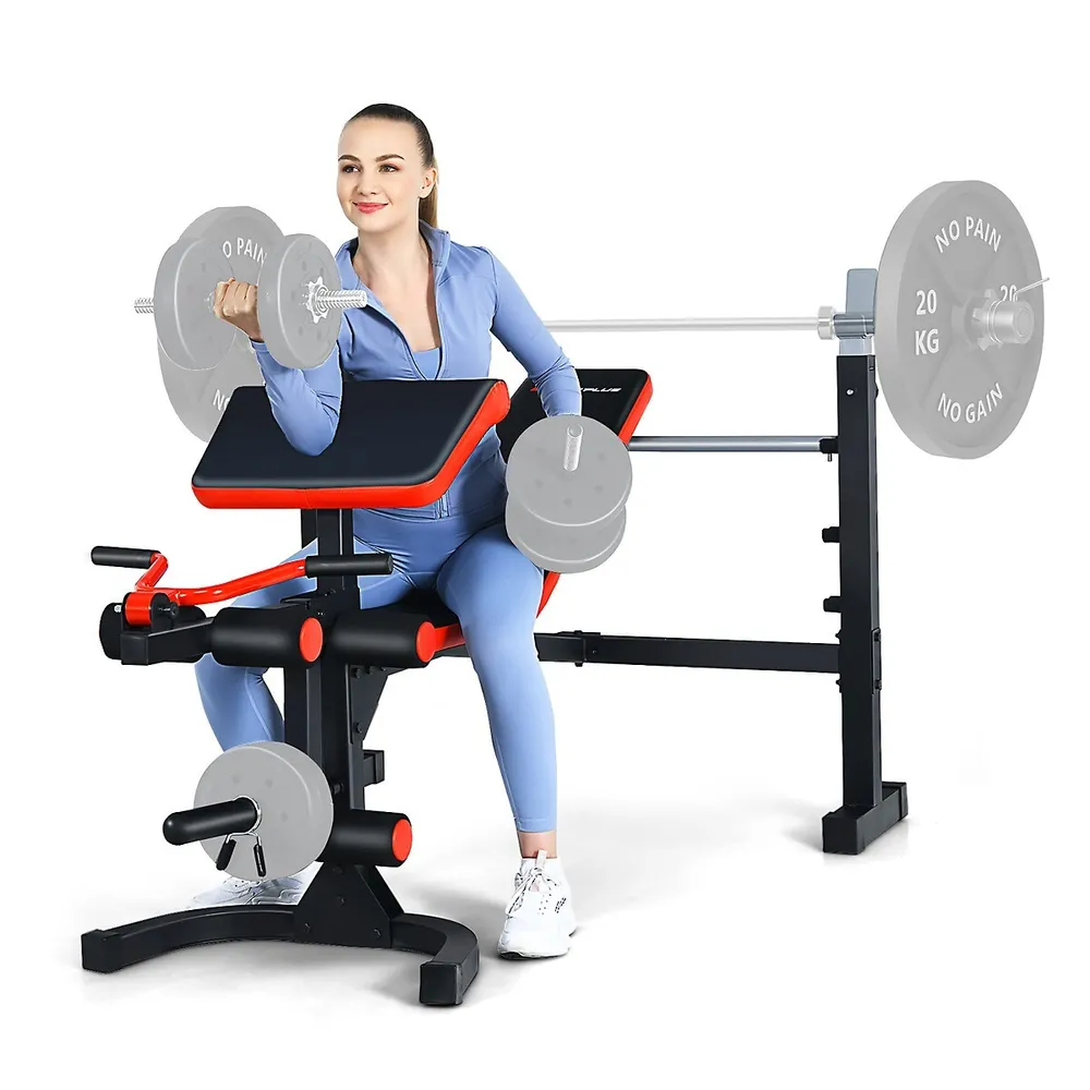 Superfit Adjustable Weight Bench for Full Body Strength Training