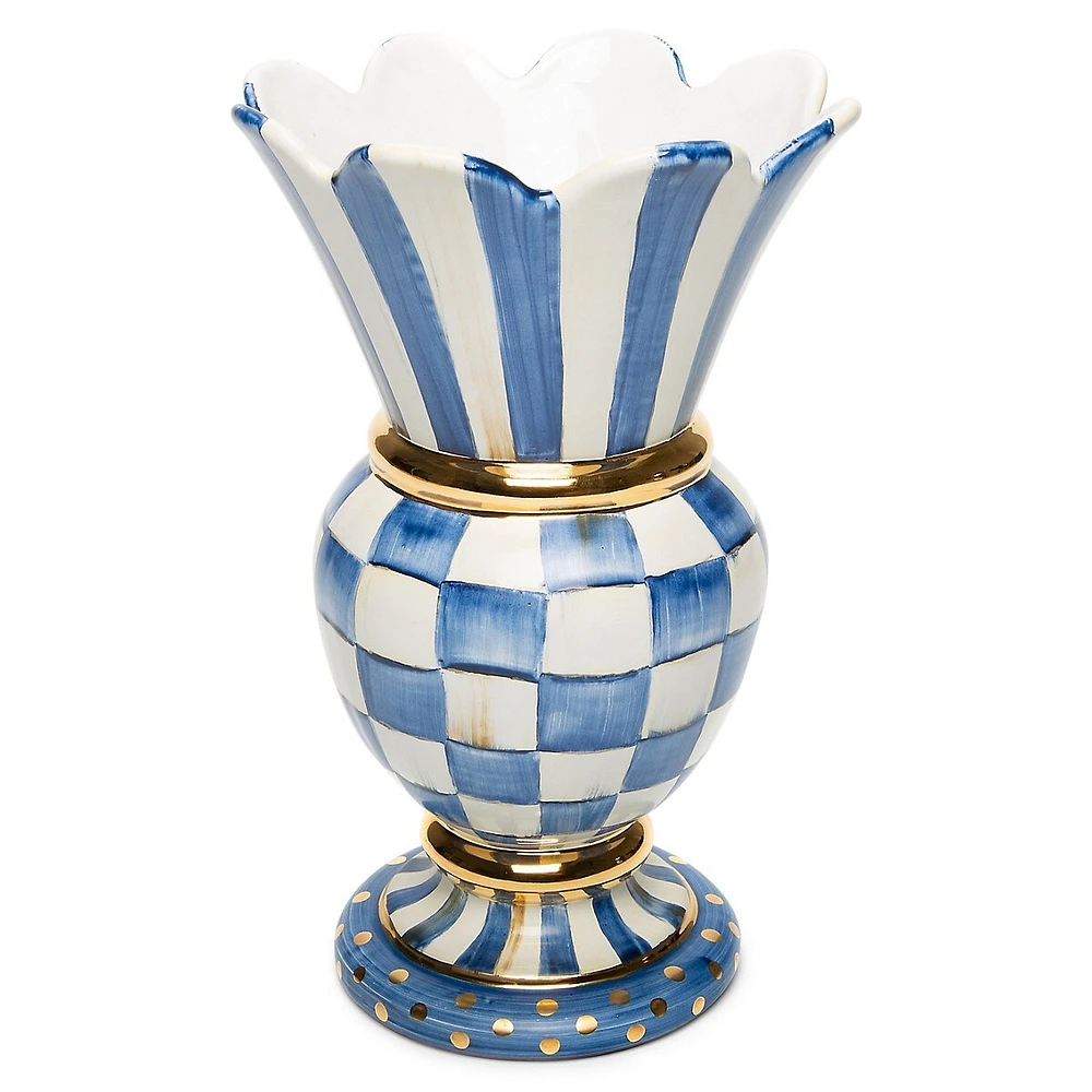 Royal Check Great Vase