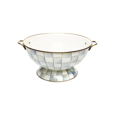 Sterling Check Enamel Everything Bowl