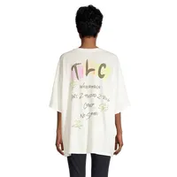 T-shirt surdimensionné imprimé TLC
