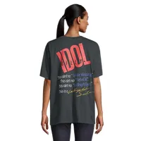 T-shirt surdimensionné à motif Billy Idol Whiplash Smile