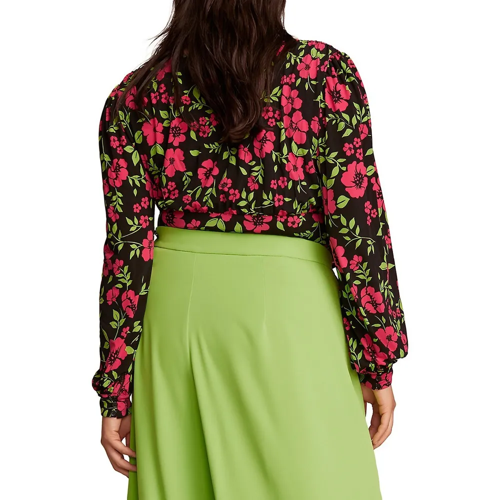 floral peplum