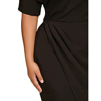 Plus Adeline Off-The-Shoulder Midi Dress